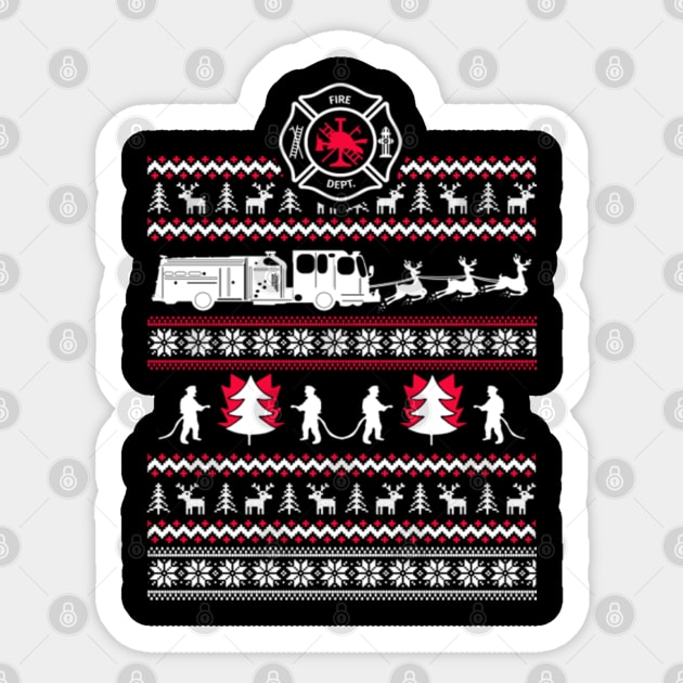Firefighter ugly sweater outlet